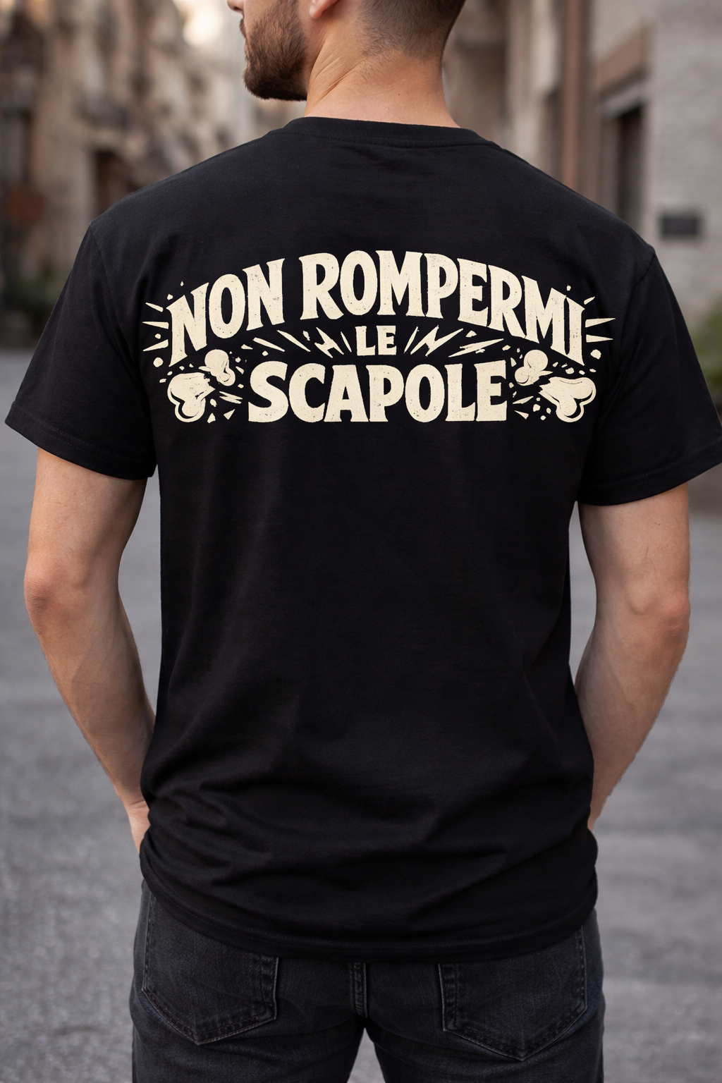 Non rompermi le scapole – T-shirt divertente italiana | Bonetown