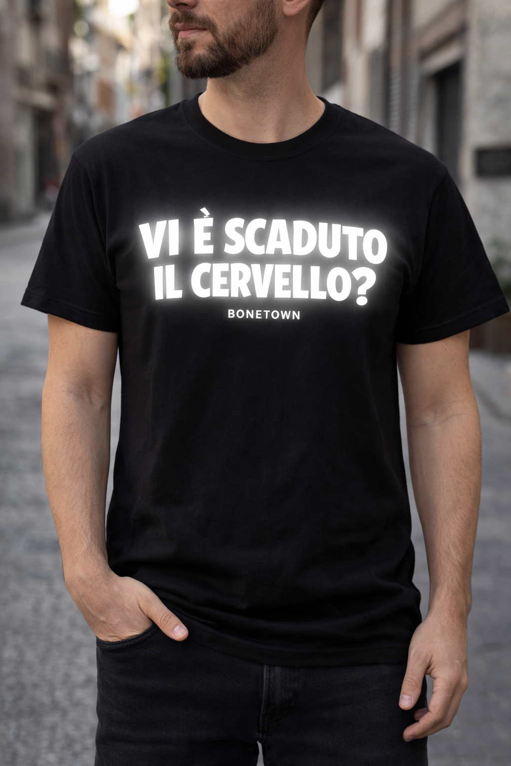 Vi è scaduto il cervello? – T-shirt divertente italiana | Bonetown