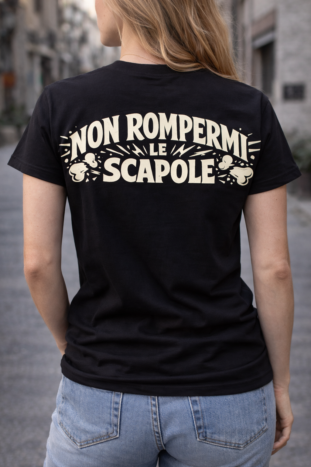 Non rompermi le scapole – T-shirt divertente italiana | Bonetown